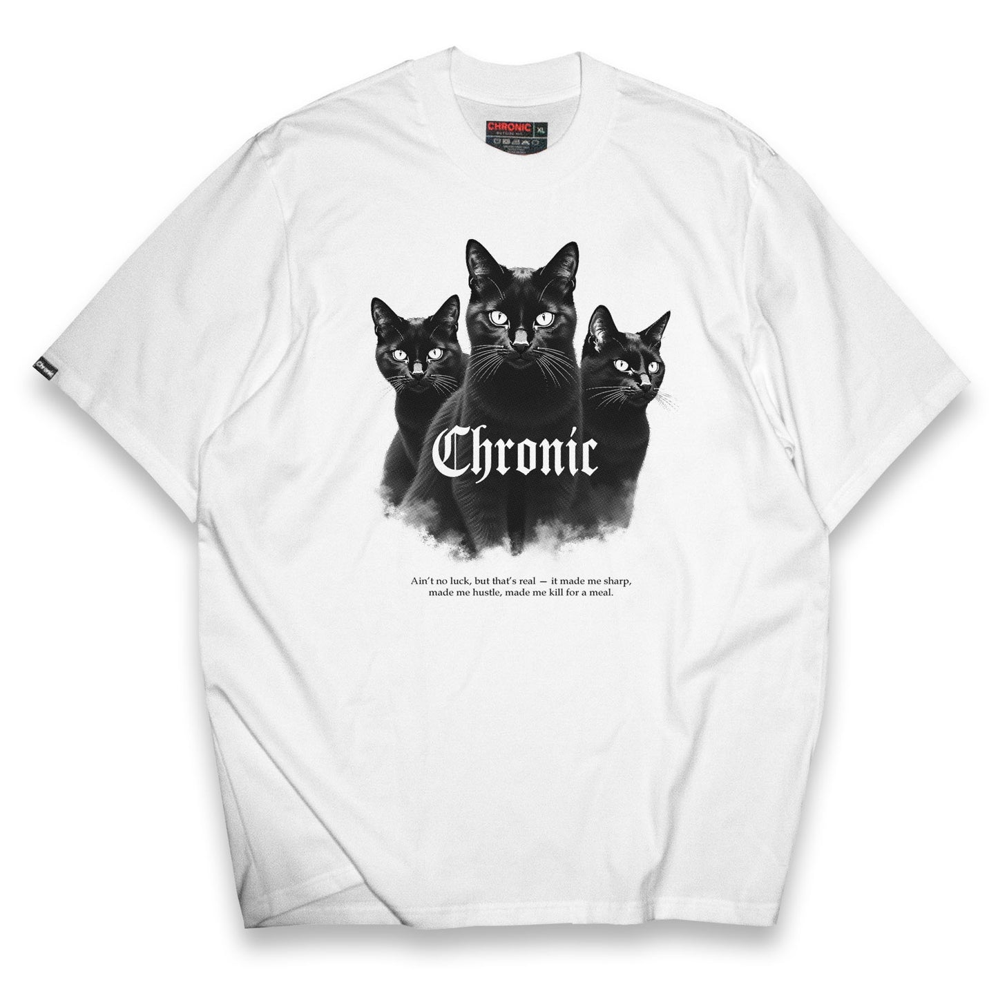 CHRONIC "NOLUCK" WHITE T-SHIRT