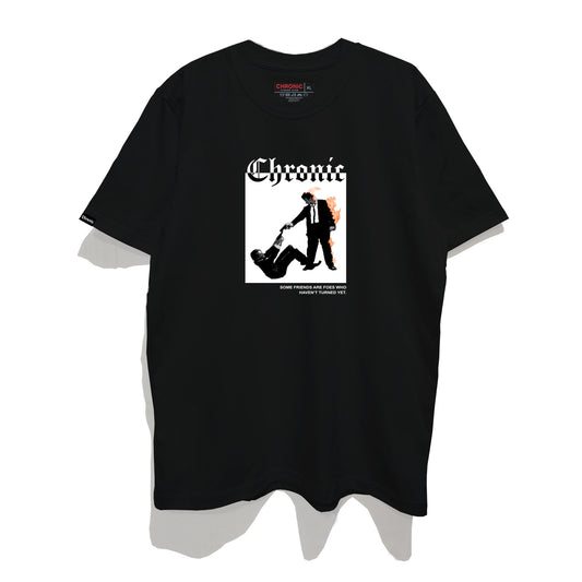 CHRONIC "FOES" BLACK T-SHIRT