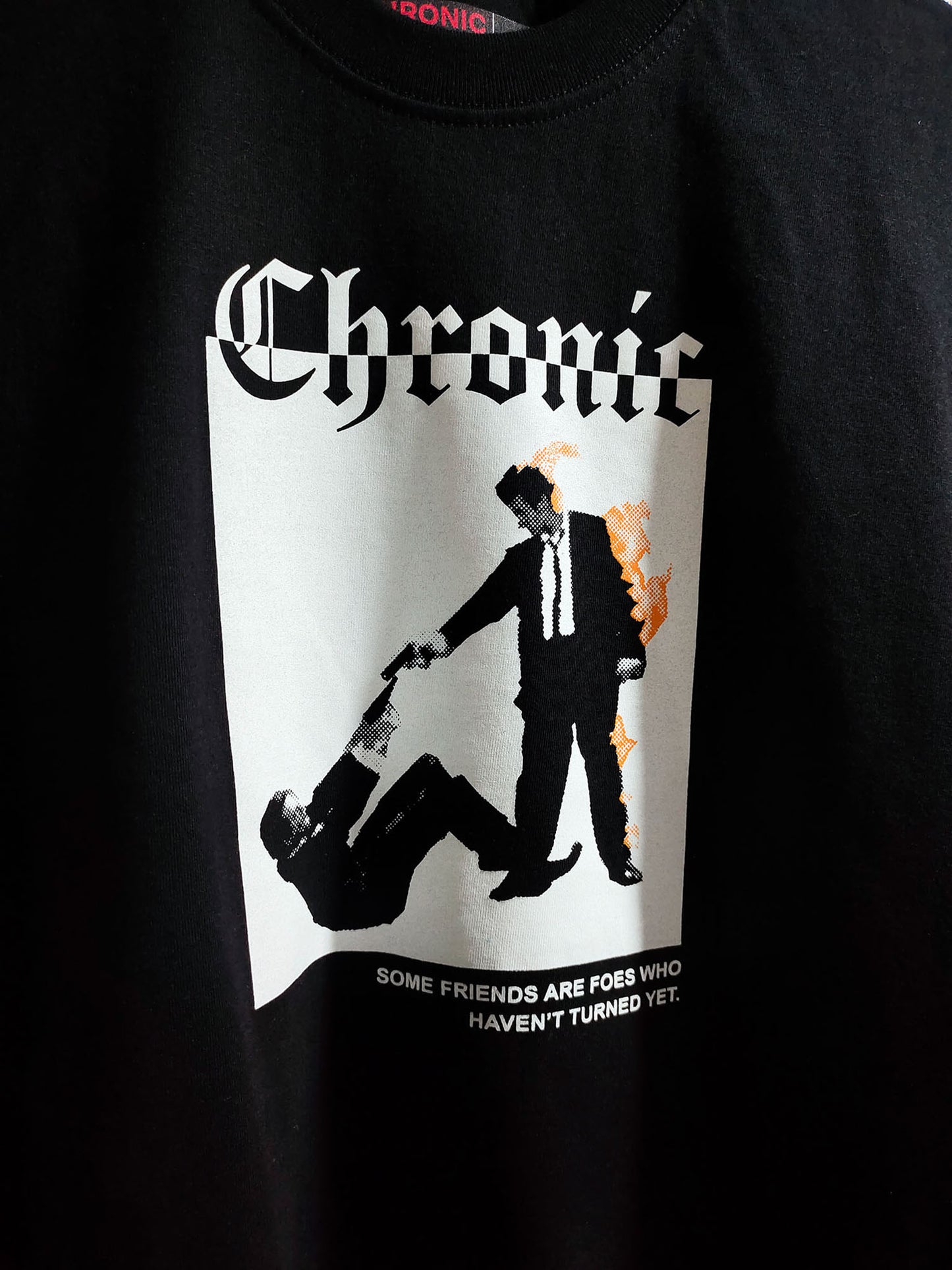 CHRONIC "FOES" BLACK T-SHIRT