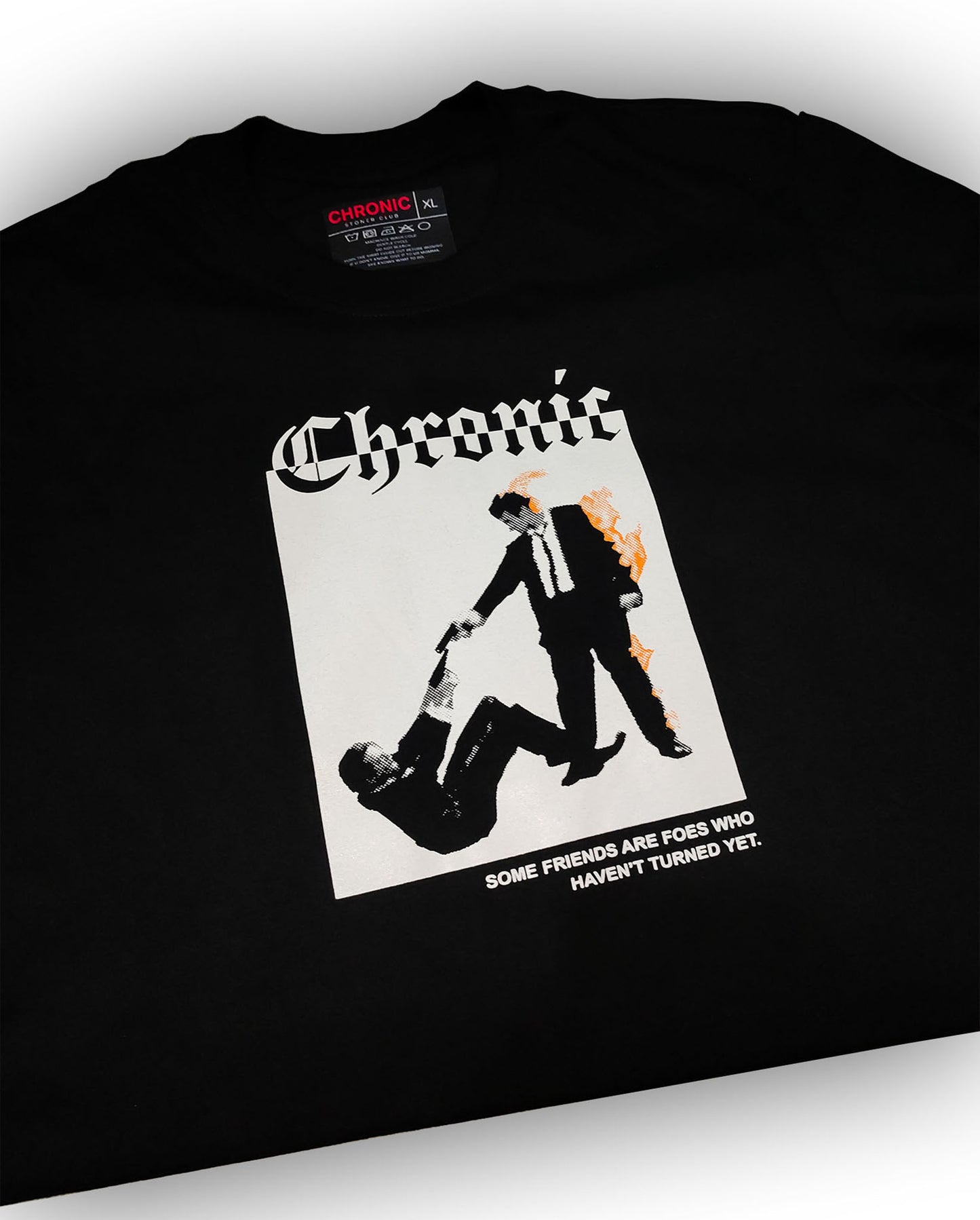 CHRONIC "FOES" BLACK T-SHIRT