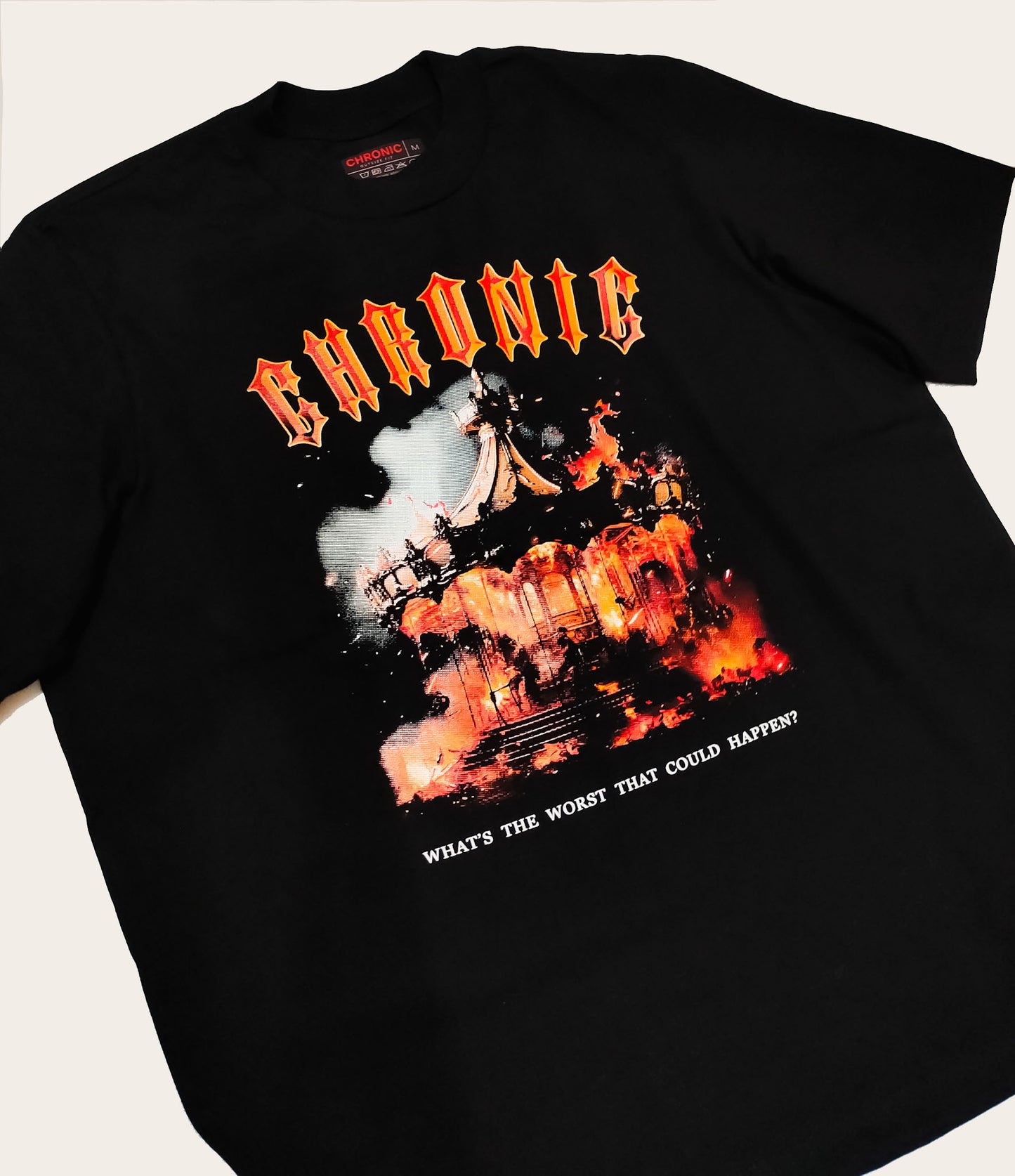 CHRONIC "CAROUSEL" BLACK T-SHIRT