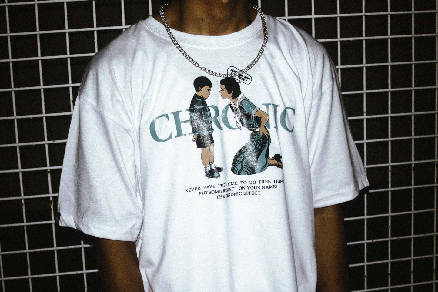 CHRONIC "RESPECT" WHITE T-SHIRT