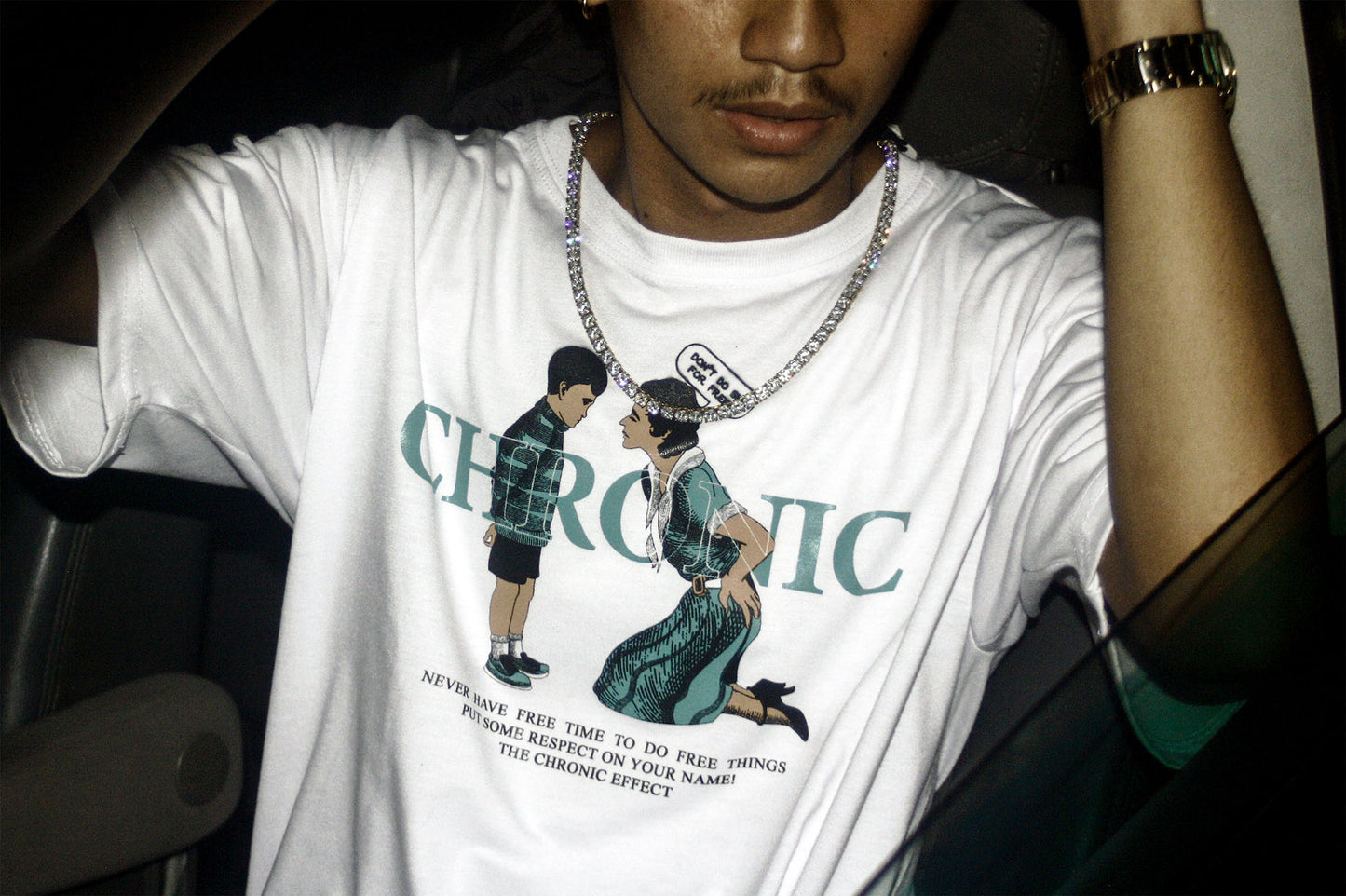 CHRONIC "RESPECT" WHITE T-SHIRT