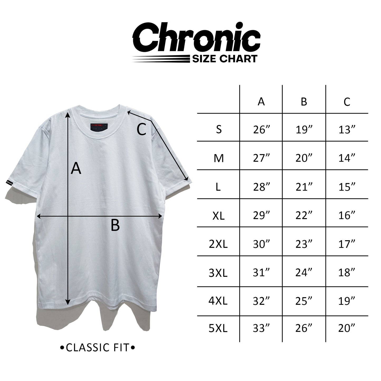 CHRONIC "CHROME" BLACK T-SHIRT