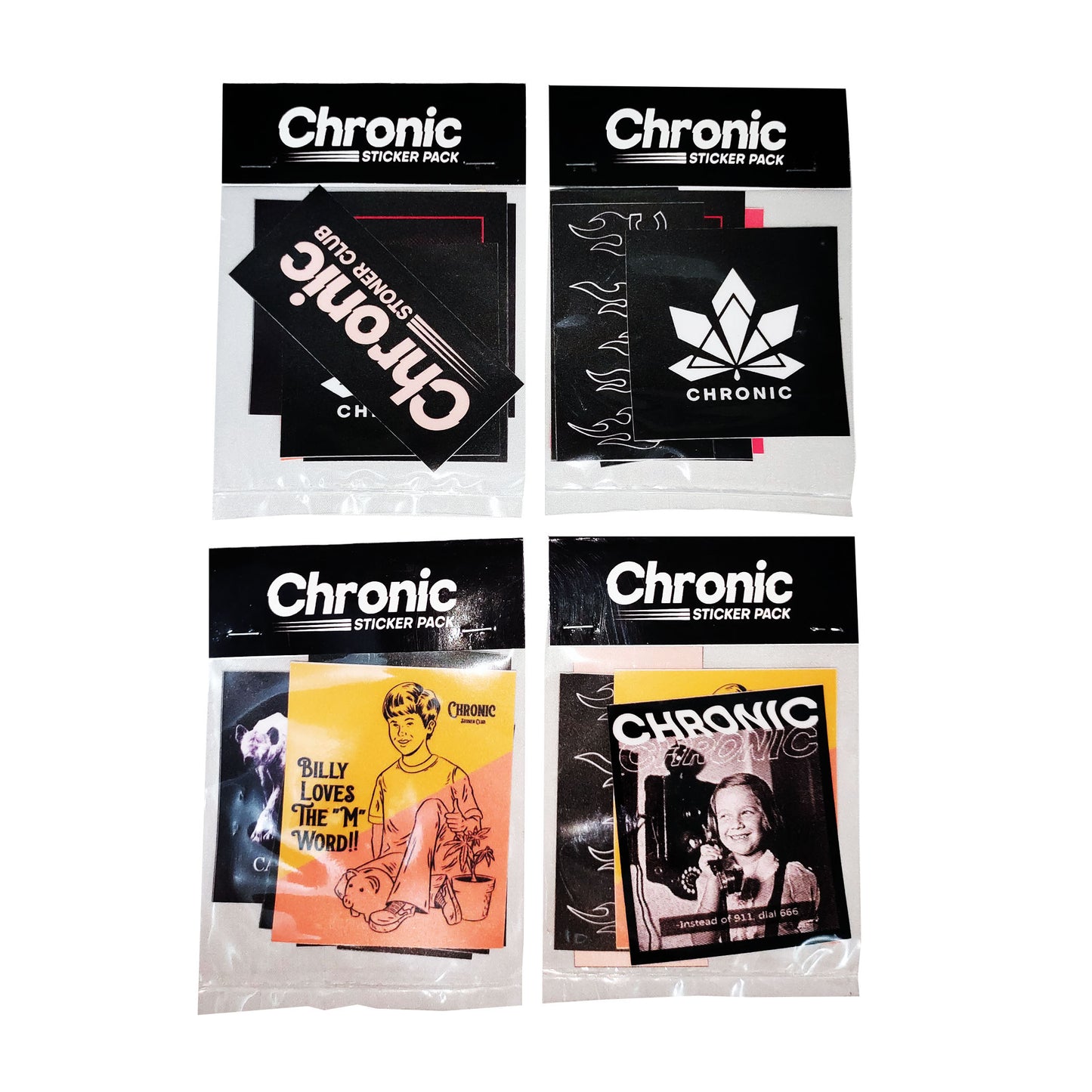 CHRONIC STICKER PACK